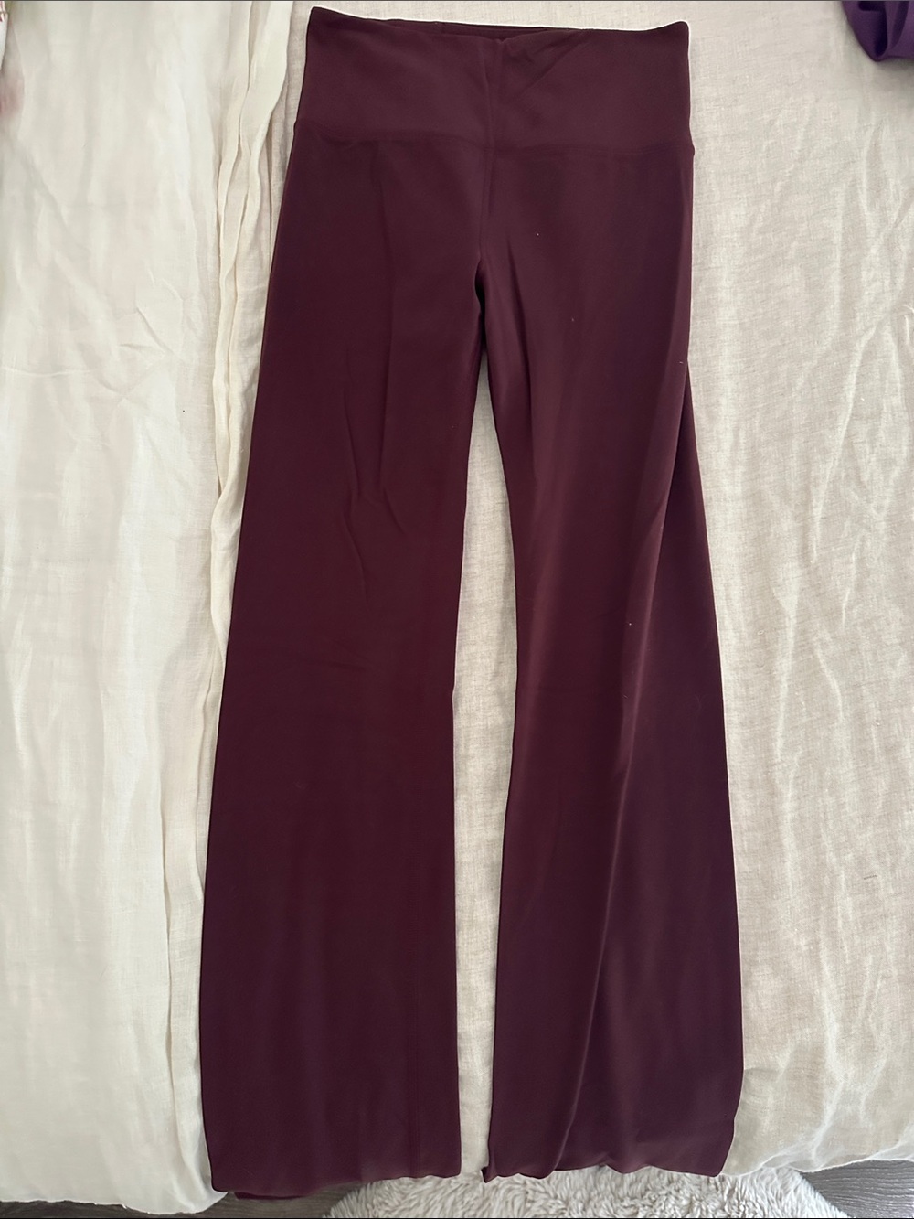 Athleta Elation Straight Leg Leggings in Plum